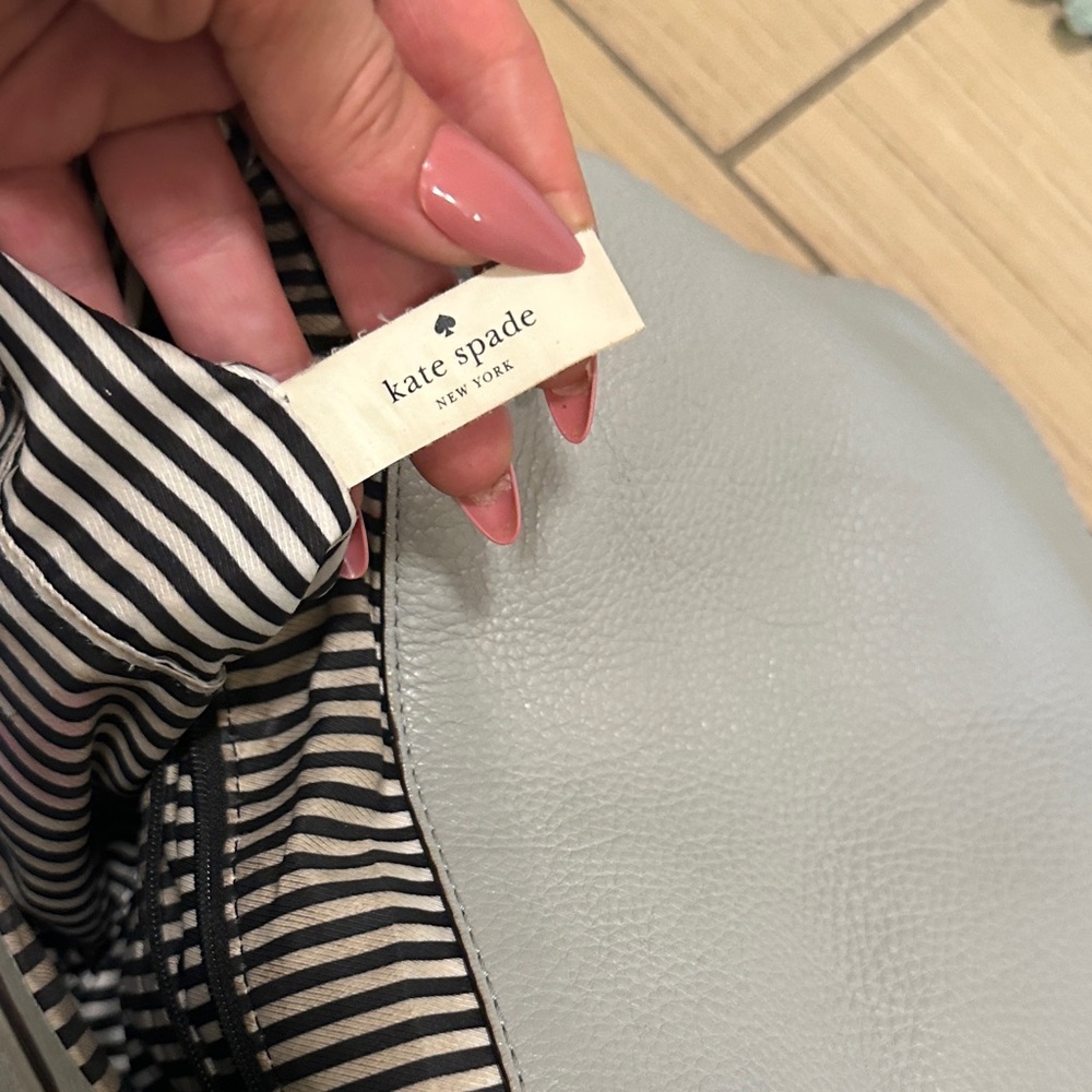 Kate Spade Light Blue Gray Shoulder or Crossbody Bag - Picture 2 of 16